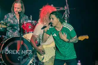 Foreigner se presentó con gran éxito en el Foro de las Estrellas de la Feria Nacional de San Marcos 2026. Foto: JLMNoticias / Salvador Ramírez.