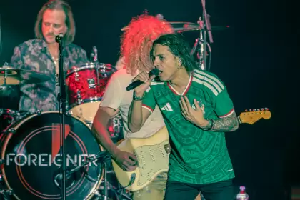 Foreigner se presentó con gran éxito en el Foro de las Estrellas de la Feria Nacional de San Marcos 2026. Foto: JLMNoticias / Salvador Ramírez.
