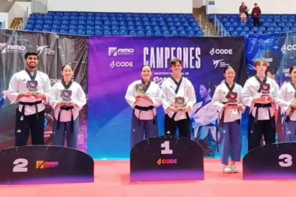 Aguascalientes brilla en taekwondo nacional con doble oro