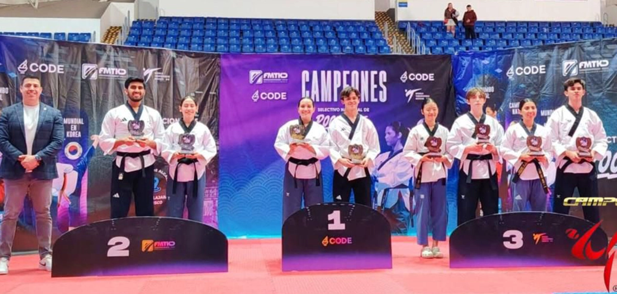 Aguascalientes brilla en taekwondo nacional con doble oro
