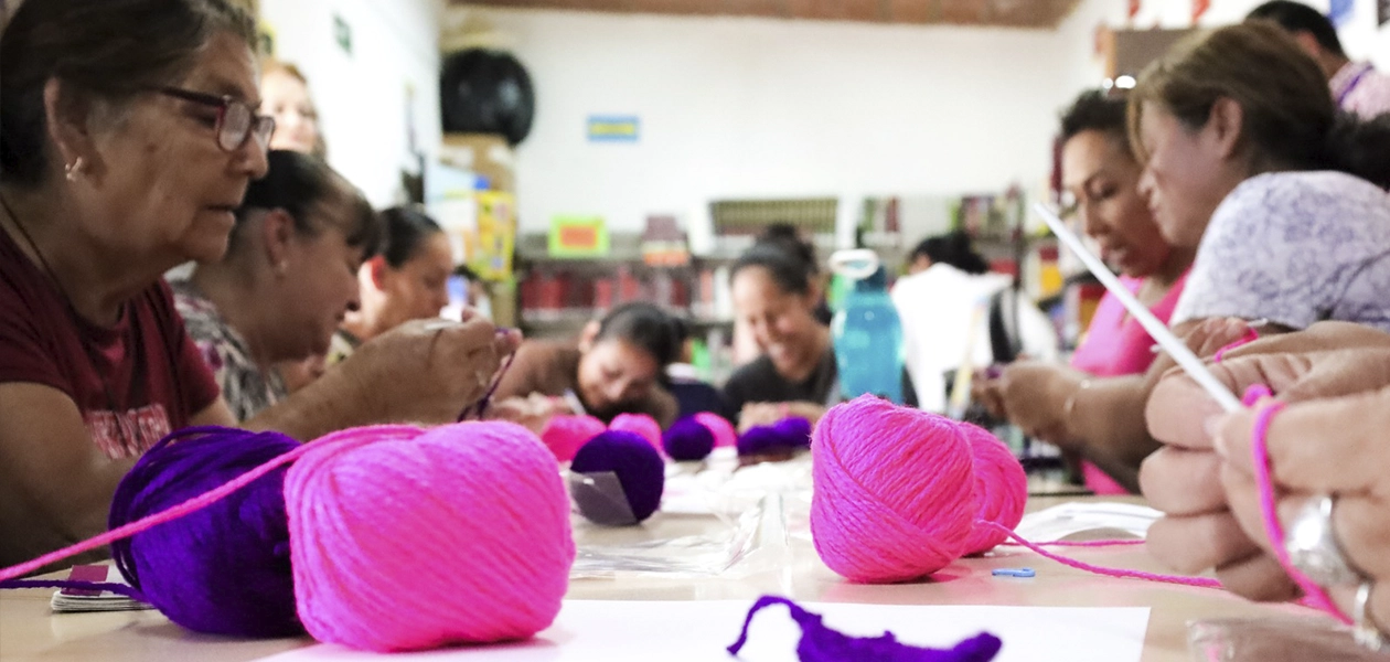 Aguascalientes fortalece su economía con talleres de tejido