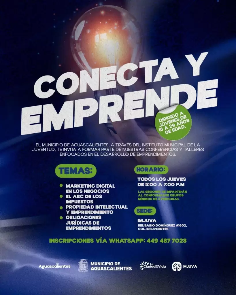 Aguascalientes impulsa cursos de emprendimiento para jóvenes 2