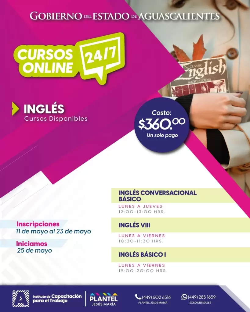 Cursos en Linea ICTEA idiomas Excel e IA desde casa 2026 6