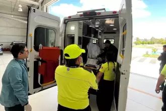 Helicóptero Fuerza 1 realiza traslado a recién nacida