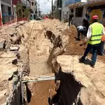 MIAA avanza rehabilitación del alcantarillado en El Encino