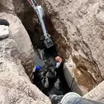 MIAA refuerza rehabilitación del alcantarillado en El Encino