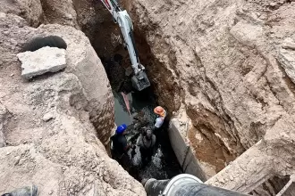 MIAA refuerza rehabilitación del alcantarillado en El Encino