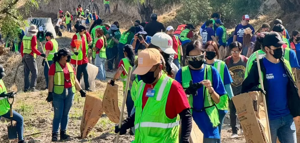 Megalimpieza en Río San Pedro retira 7 mil Toneladas de basura