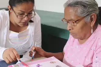 Servicio social en Aguascalientes- apoya la educación básica