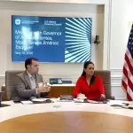 Tere Jiménez busca inversión para Aguascalientes en Washington