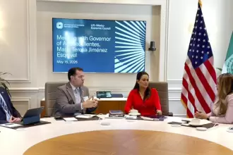 Tere Jiménez busca inversión para Aguascalientes en Washington