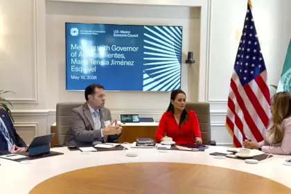 Tere Jiménez busca inversión para Aguascalientes en Washington