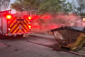 Crecen los incendios en contenedores de basura