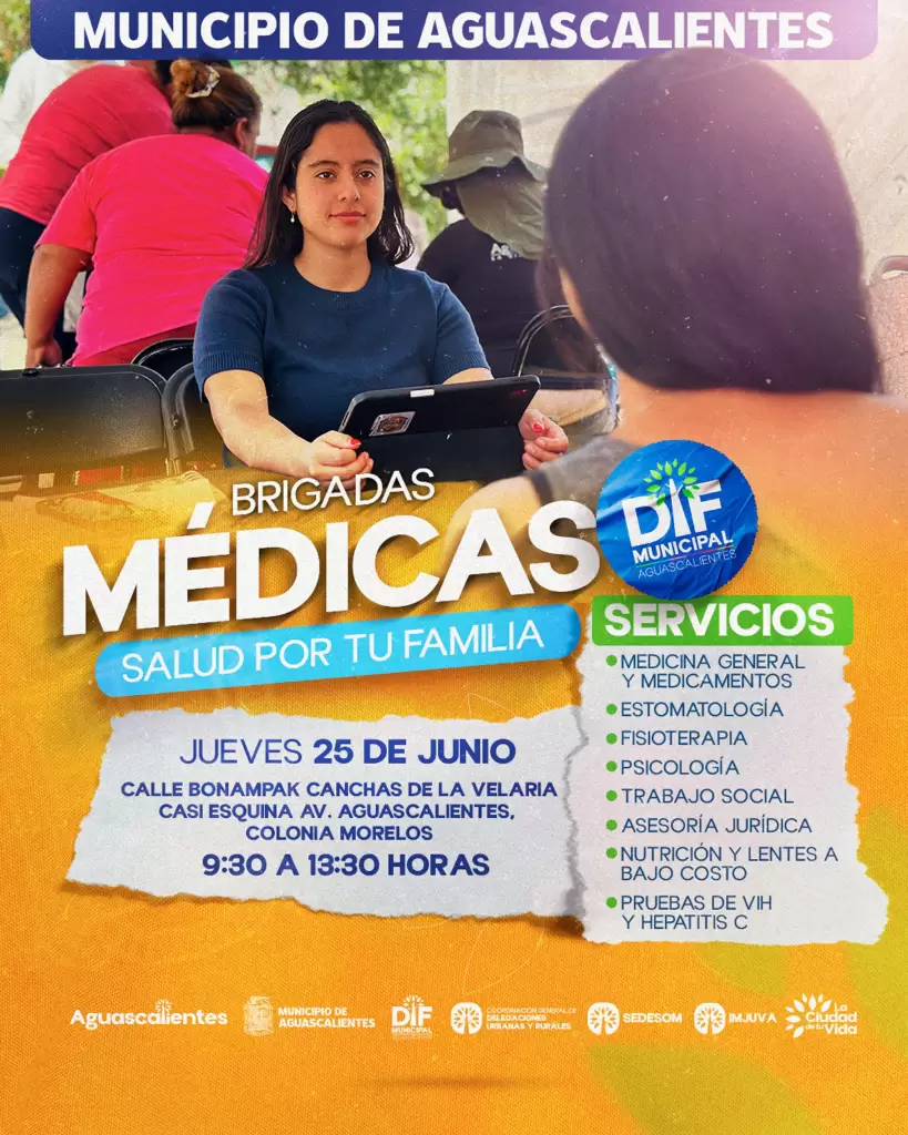 Aguascalientes Llegará Brigada Médica Gratuita a Morelos 2