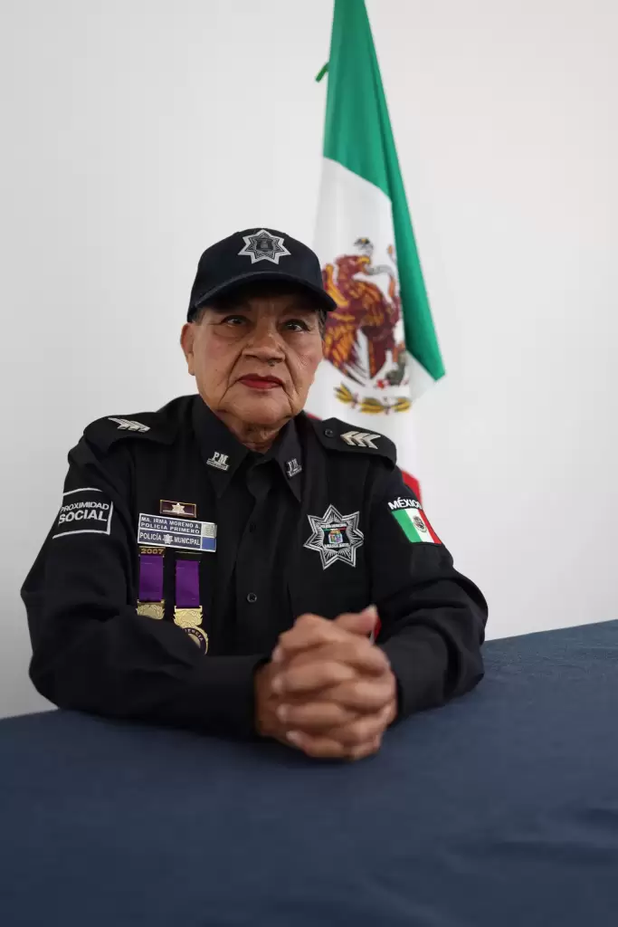 CONOCE A IRMA MORENO LA PRIMERA MUJER POLICIA DE AGUASCALIENTES1.JPG