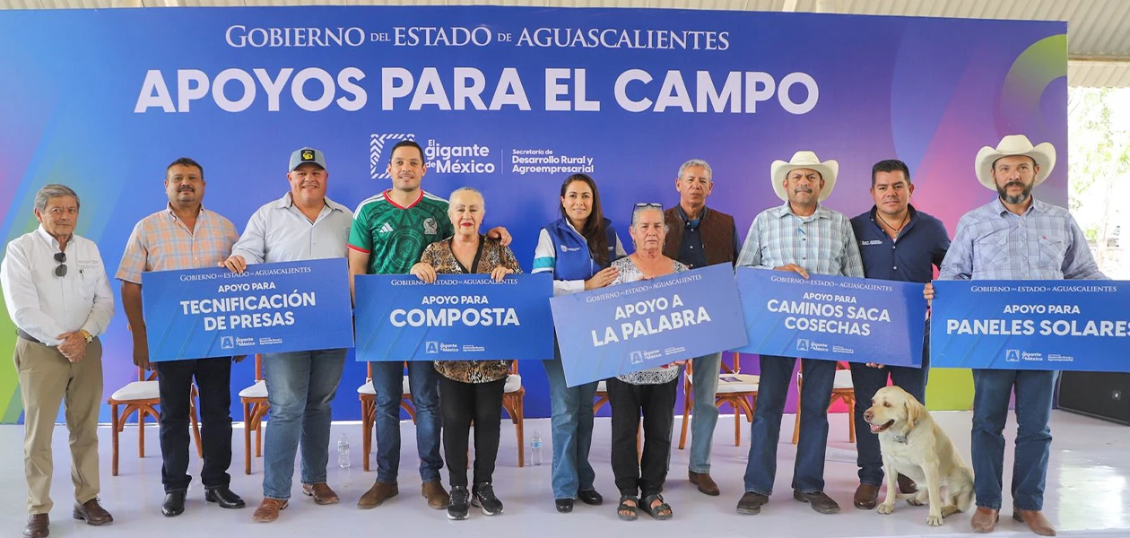 Calvillo se transforma con histórica inversión en obra pública y apoyos al campo de Tere Jiménez