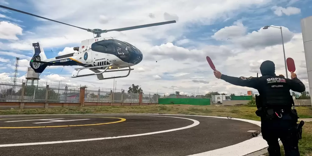 Certificación internacional para paramédicos del helicóptero Fuerza Uno en Aguascalientes