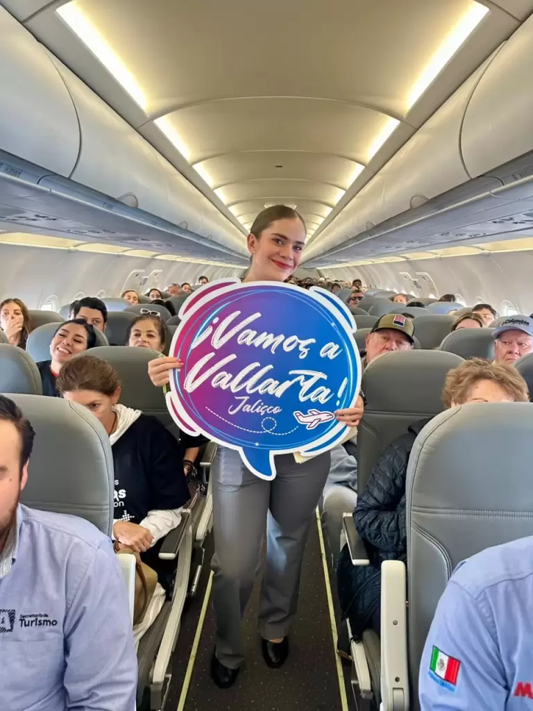 Inauguran nuevas rutas aéreas desde Aguascalientes a Puebla y Puerto Vallarta