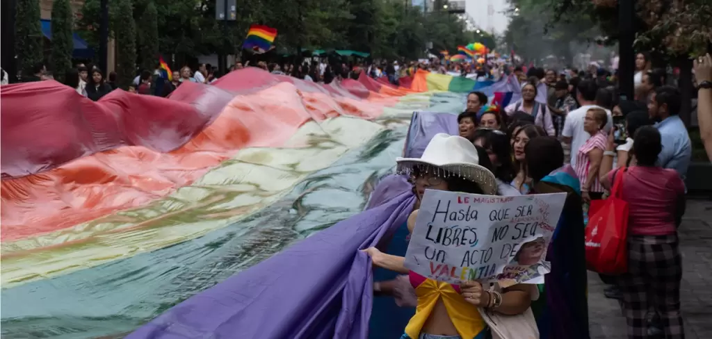 Marcha LGBTQ+ en Aguascalientes