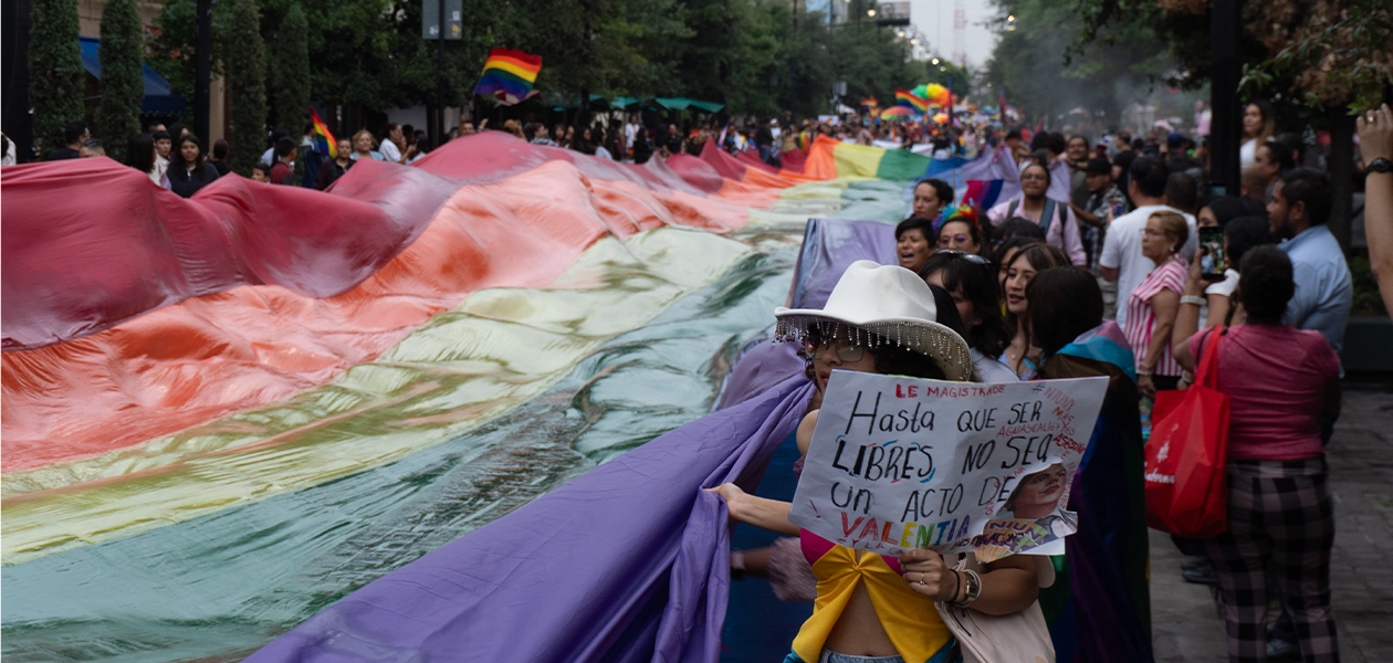 Marcha LGBTQ+ en Aguascalientes