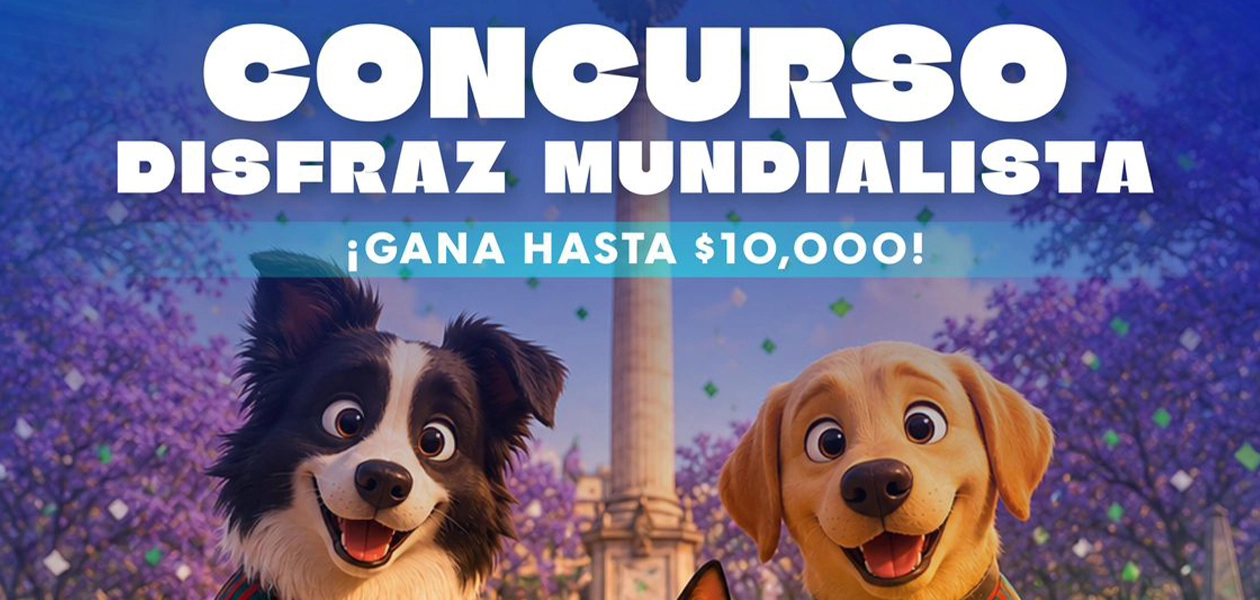 Mascotas participarán por 10 mil pesos en concurso de disfraces en Plaza Patria
