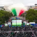 Miles desatan la pasión mundialista en la Fan Zone de Aguascalientes