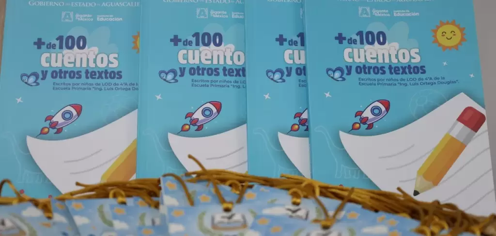 Niñas y niños de primaria publican libro con más de 100 historias