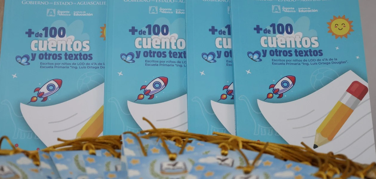 Niñas y niños de primaria publican libro con más de 100 historias