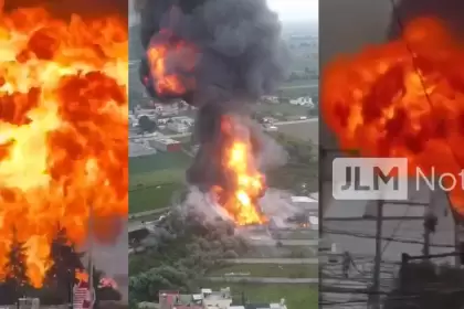 Explotan 4 pipas de gas en Puebla; 2 mil personas son evacuadas