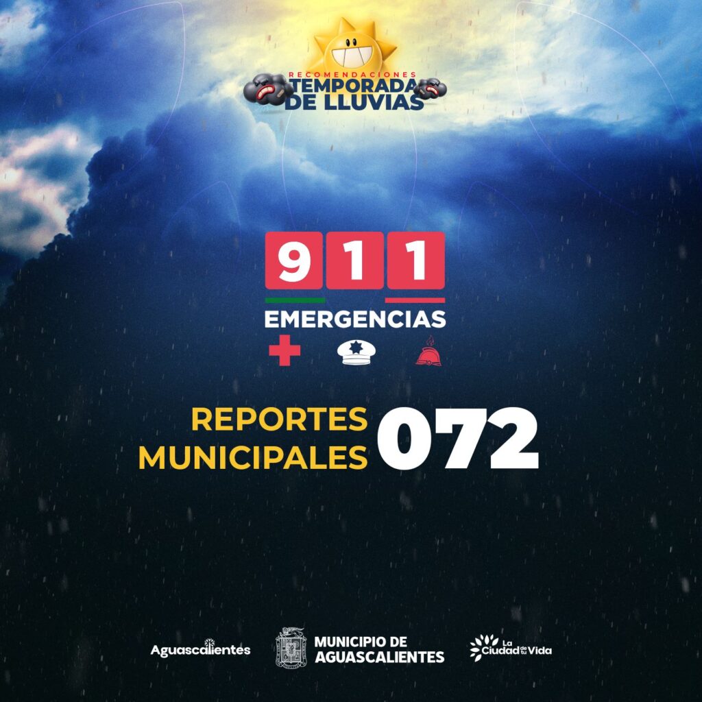 Recomendaciones por lluvias en Aguascalientes 2026 1