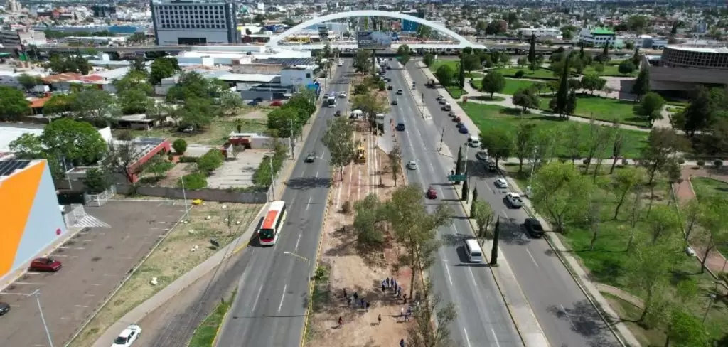 Rehabilitación de la Avenida José María Chávez en Aguascalientes