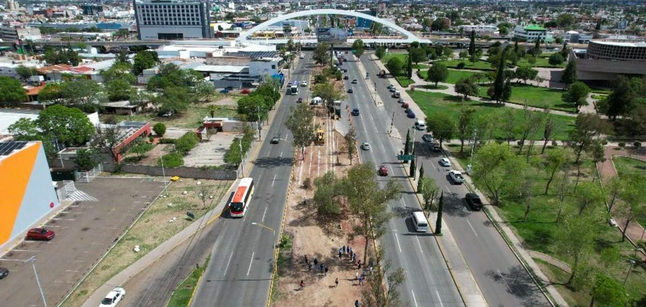 Rehabilitación de la Avenida José María Chávez en Aguascalientes