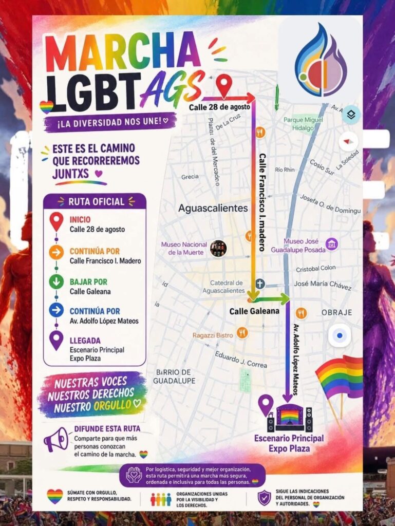 Nueva ruta Marcha LGBTQ+
