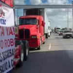 Transportistas protestan por la inseguridad en carreteras