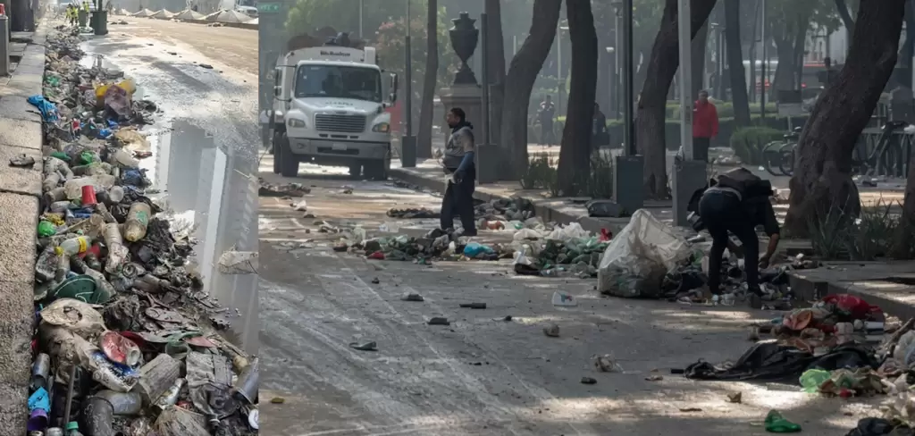 Toneladas de basura invaden la Ciudad de México