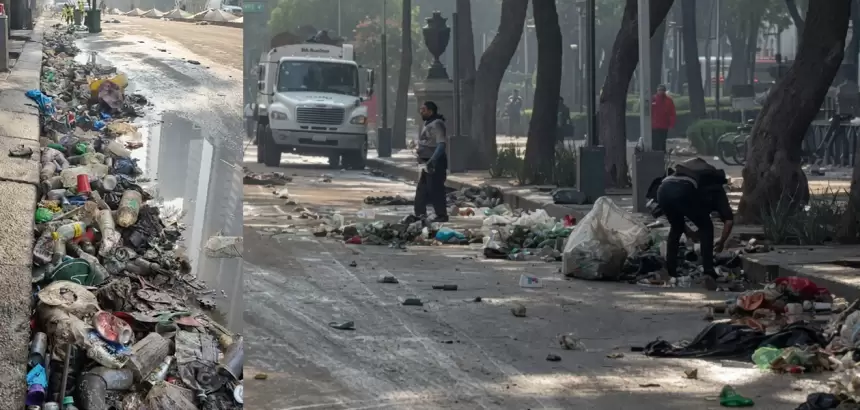 Toneladas de basura invaden la Ciudad de México