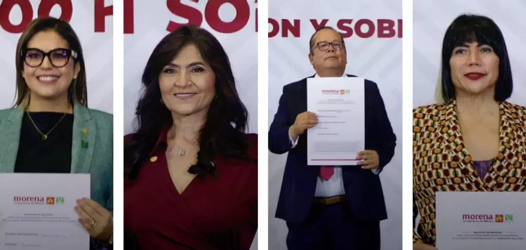 Primeros precandidatos de Morena a la gubernatura de Aguascalientes