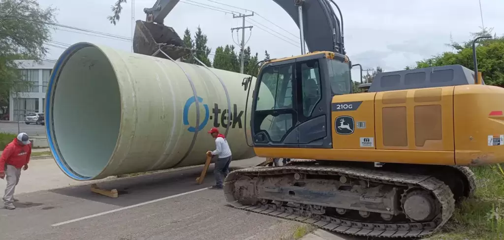 Avanza rehabilitación del colector pluvial en Juan Pablo II