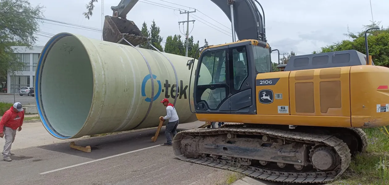 Avanza rehabilitación del colector pluvial en Juan Pablo II