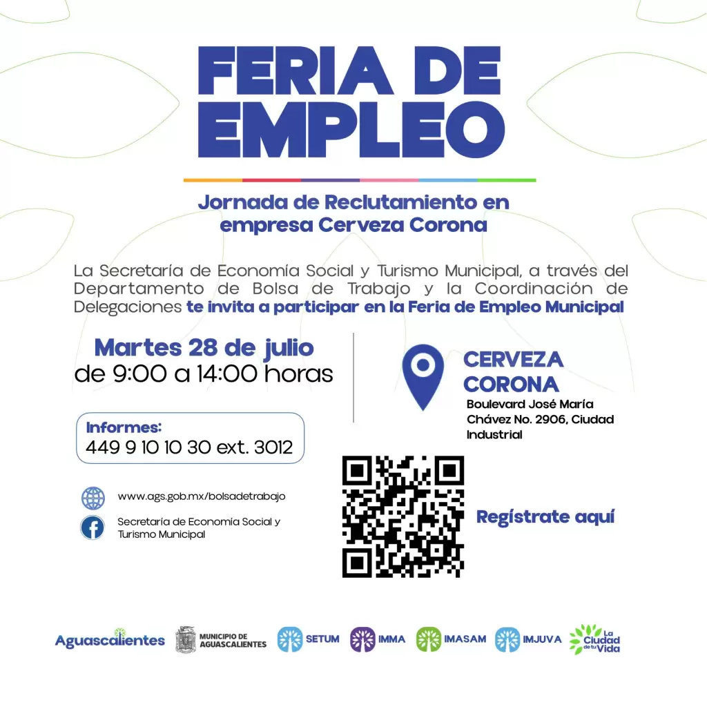 Corona abre 50 vacantes en Aguascalientes