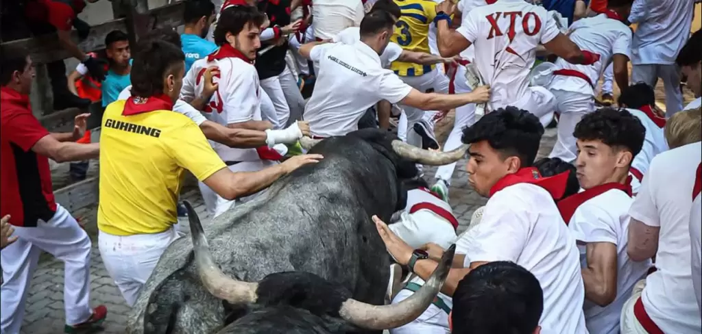 Muchos más corredores esta mañana en Pamplona lo que disparó las cifras casi en todo. (Fotos: NTR/ Briones)