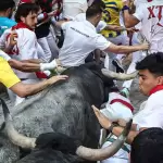 Muchos más corredores esta mañana en Pamplona lo que disparó las cifras casi en todo. (Fotos: NTR/ Briones)