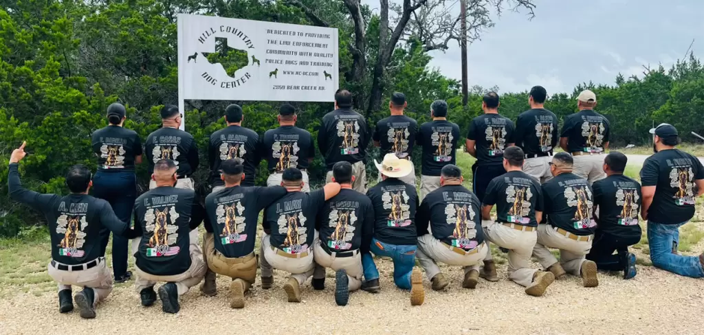 El Grupo K9 de la SSPE se refuerza con tres nuevos perros certificados en Estados Unidos; Logan, Picur y Stella se integran este lunes. Foto: JLMNoticias / Gobierno del Estado de Aguascalientes.