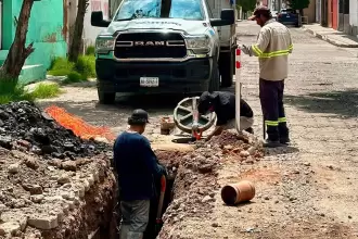 Mejoran la red de alcantarillado sanitario en el Barrio de La Salud