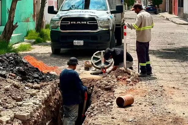 Mejoran la red de alcantarillado sanitario en el Barrio de La Salud