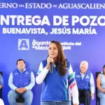 Tere Jiménez entrega pozos de agua en Jesús María