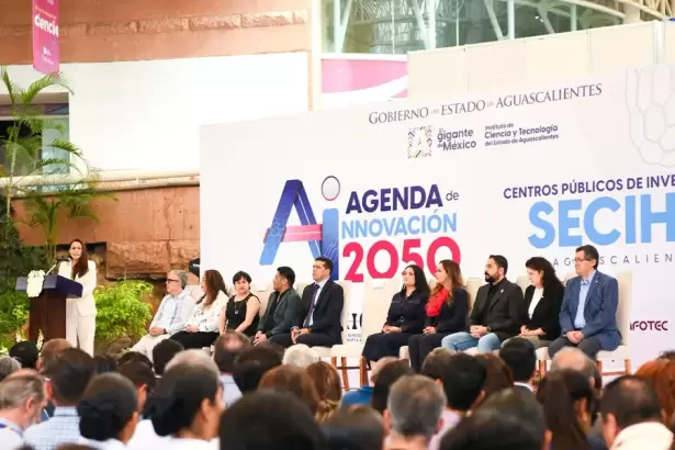 Tere Jiménez impulsa Agenda de Innovación 2050 con 1,000 becas de Inteligencia Artificial en Aguascalientes