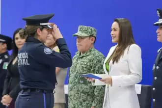 Tere Jiménez impulsa profesionalización de policías en Aguascalientes