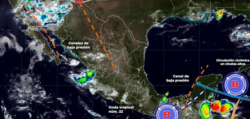 Monzón mexicano golpea a varios estados; lluvias aisladas para Aguascalientes