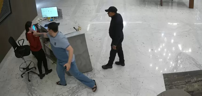 Los trapitos de Octavio Jorge Cortés Jiménez, el agresor de una recepcionista en CDMX